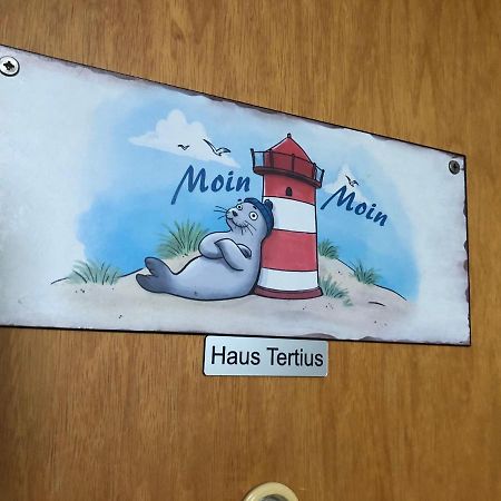 Haus Tertius - Strand- Und Hafennahe Ruhige Ferienwohnung Büsum Eksteriør billede