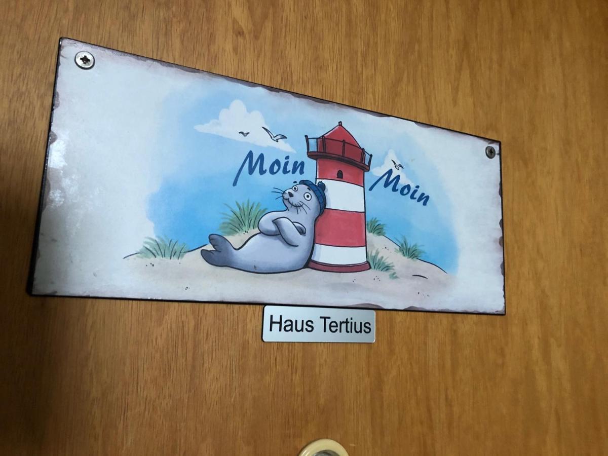 Haus Tertius - Strand- Und Hafennahe Ruhige Ferienwohnung Büsum Eksteriør billede